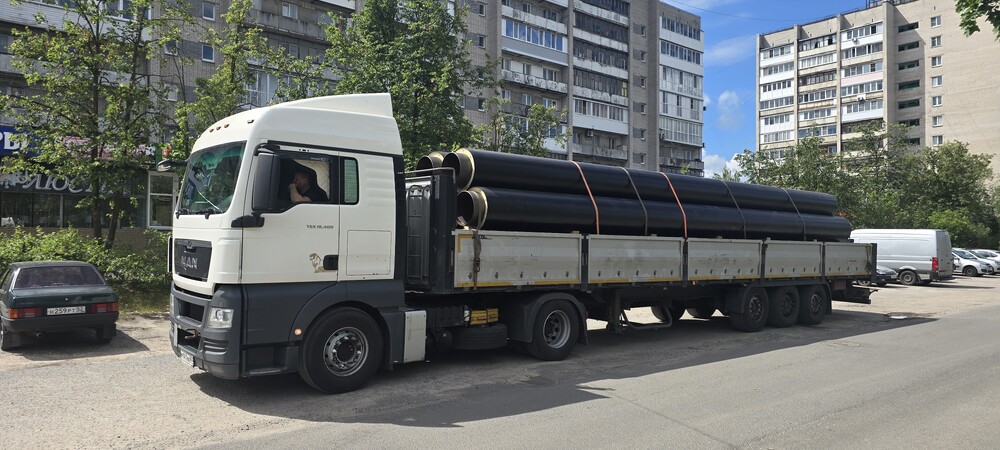 Надежное тепло: осуществлена крупная поставка труб в ППУ изоляции в г. Дзержинск Нижегородской обл.